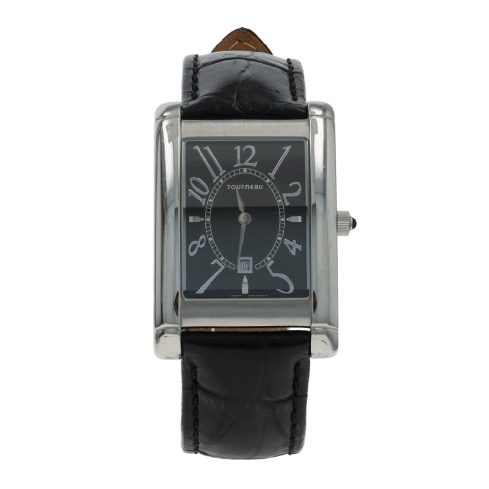 Tourneau Men's Watch 8 1/2" 7 3/4" - Stainless Steel Quartz